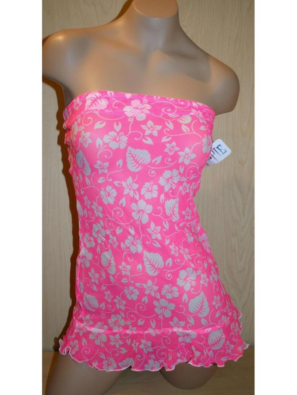 BODYZONE Vintage Hot pink floral mini QT PIE